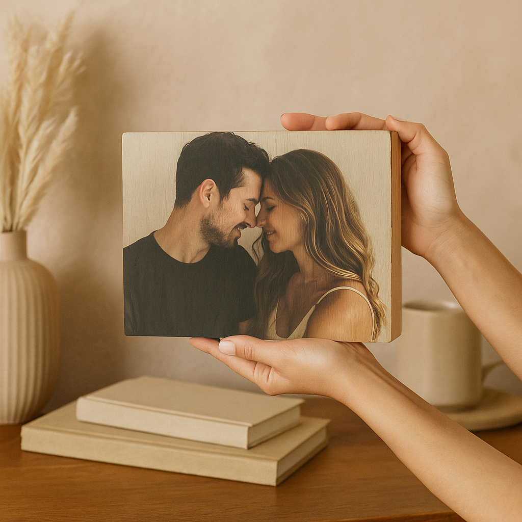 Bloc Rectangle en Bois de Pin