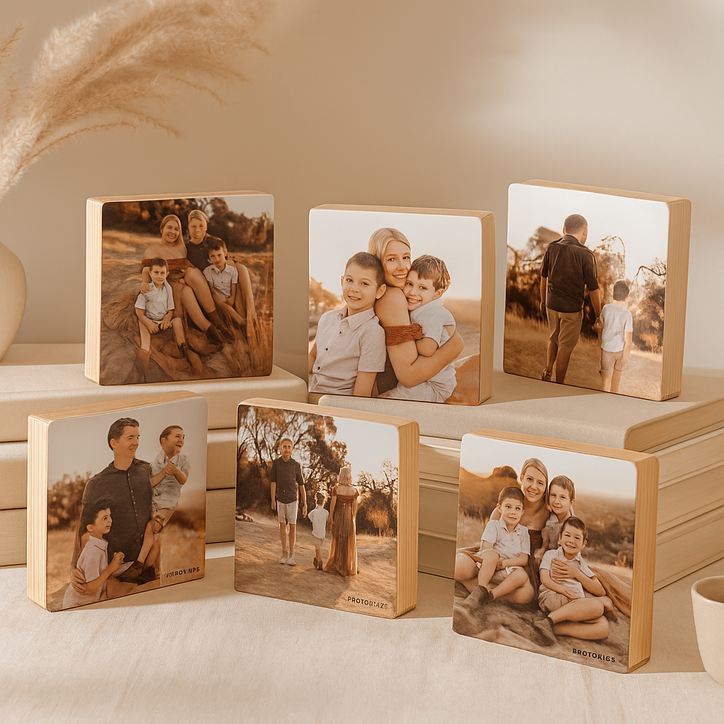 Bloc Carré en Bois de Pin