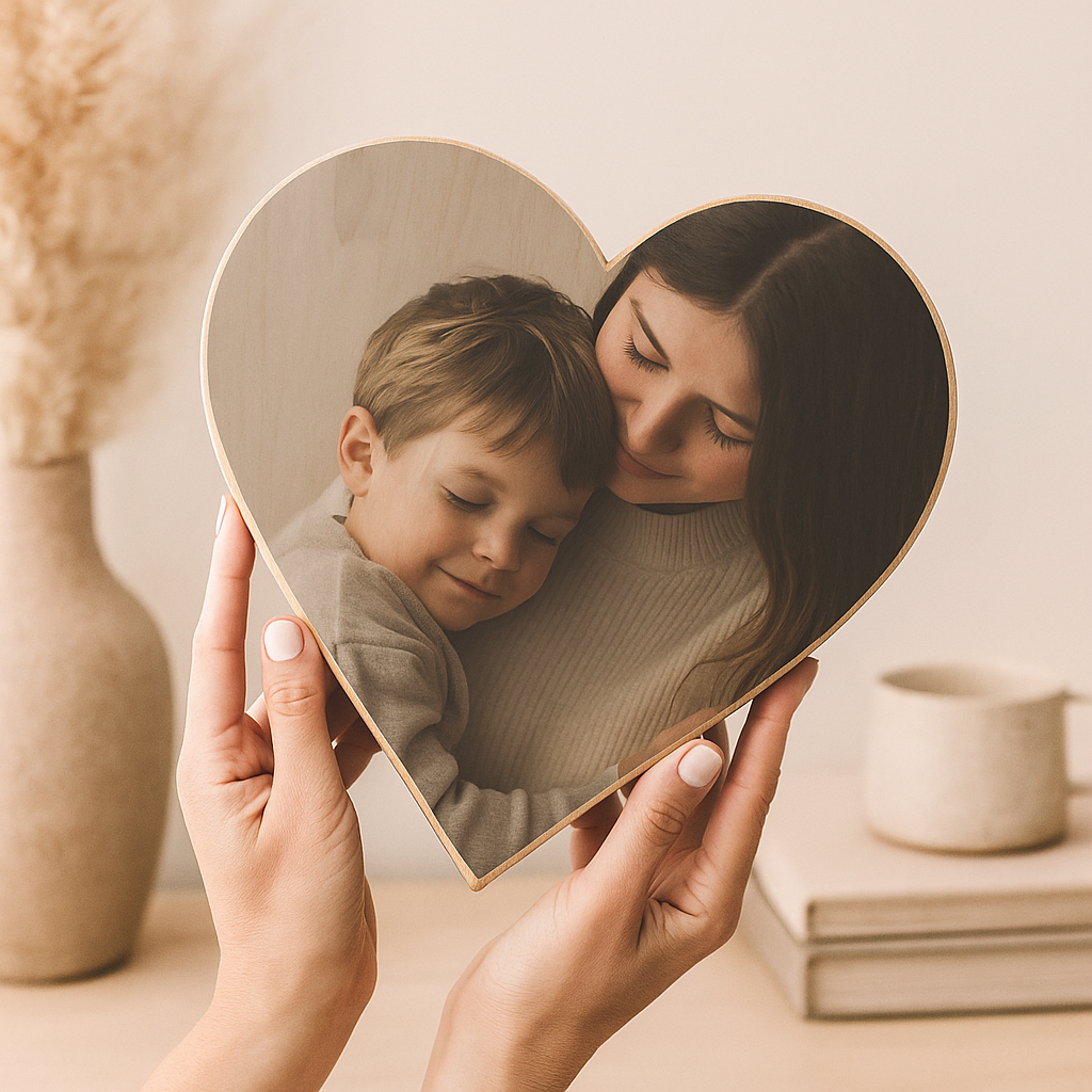 Bloc Cœur en Bois de Pin