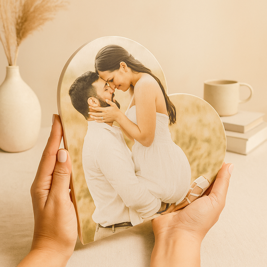 Bloc Cœur en Bois de Pin