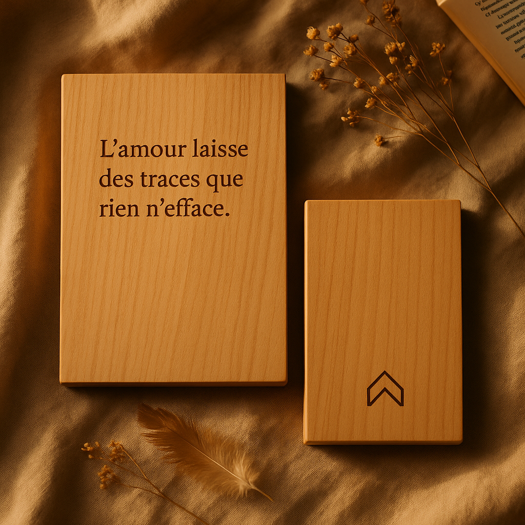 Gravure personnalisée au dos